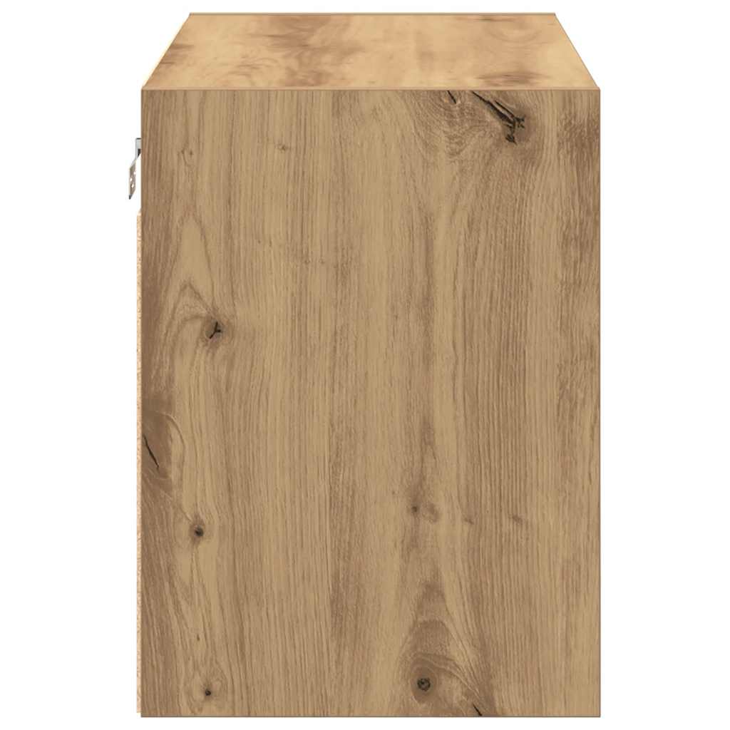 Armários de parede para garagem 2 pcs derivados de madeira