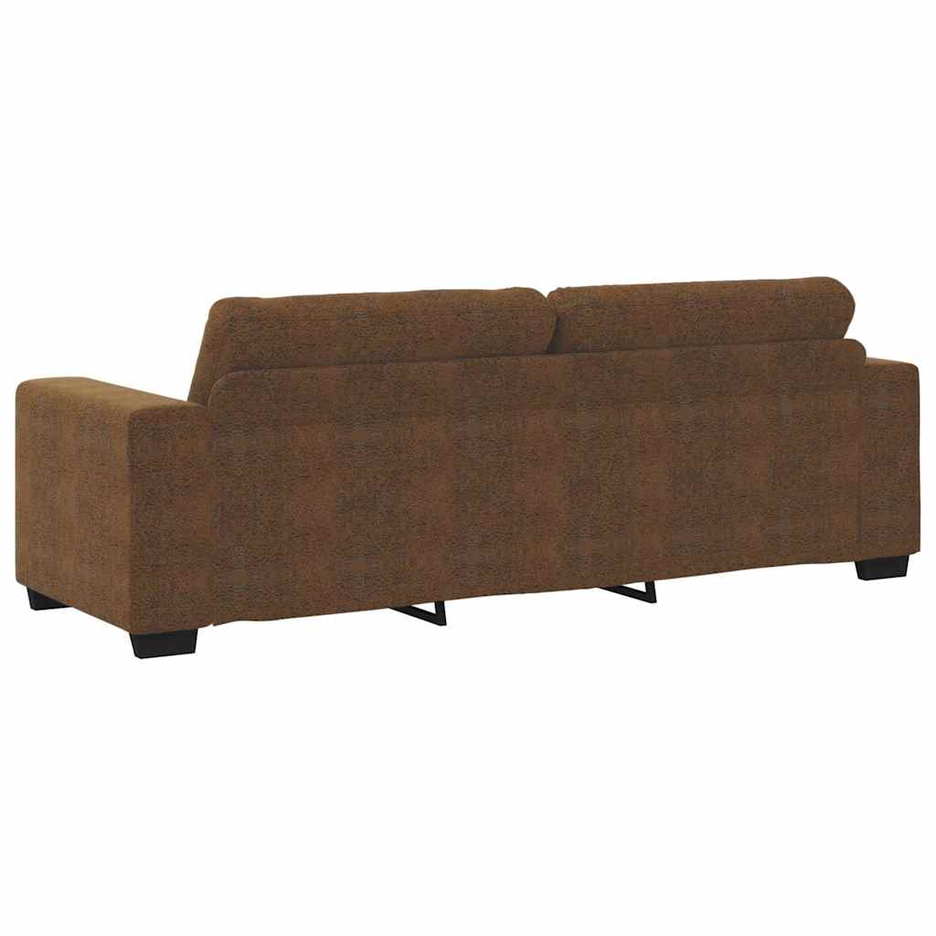 Sofá 2 pcs Castanho 221 x 78 x 80 cm Couro sintético