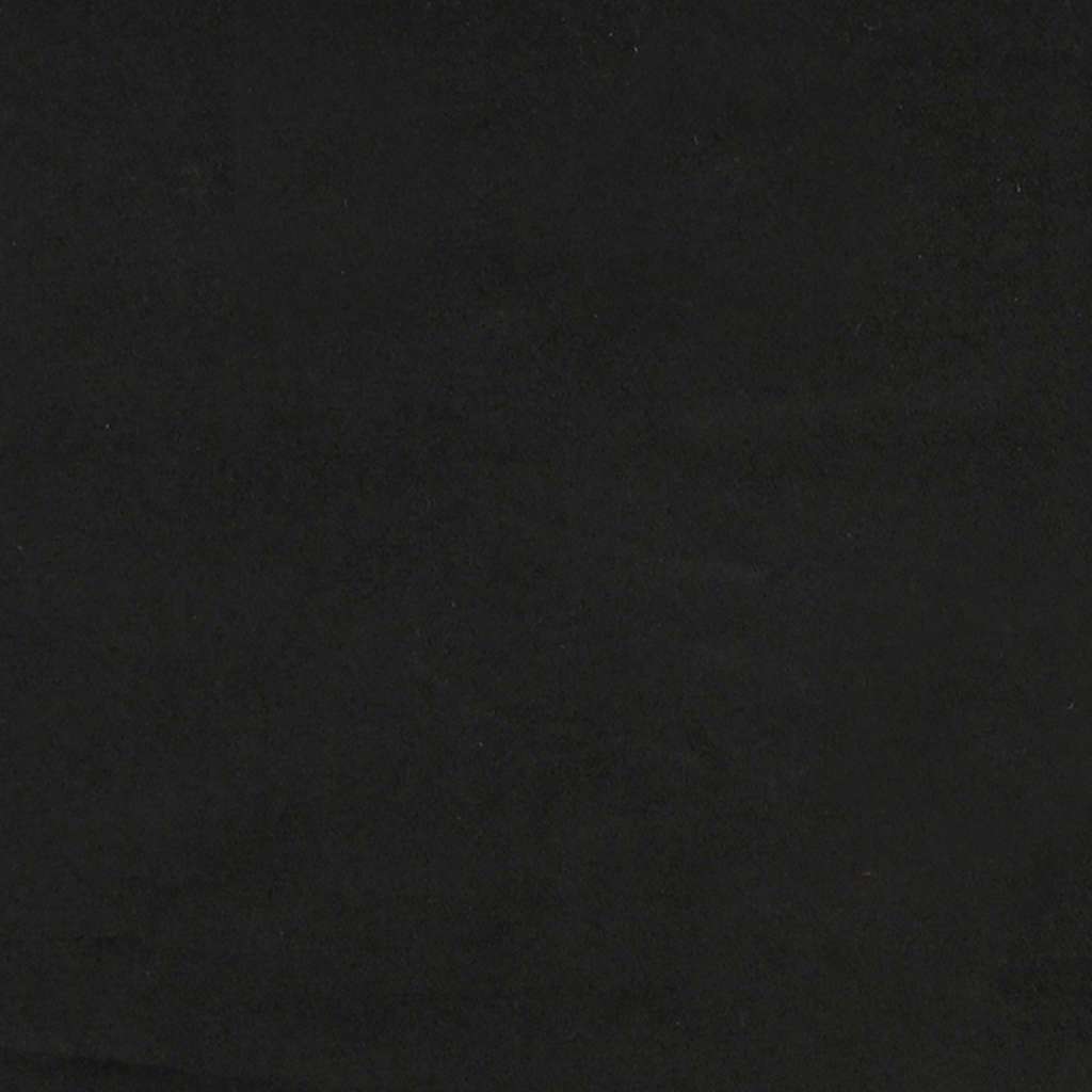 Sofá de 3 lugares 180 cm veludo preto