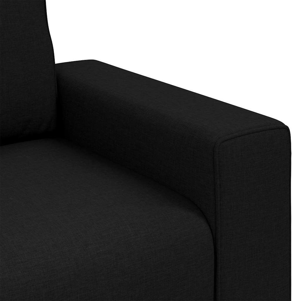 Sofá com almofada Preto 100 x 77 x 82 cm tecido