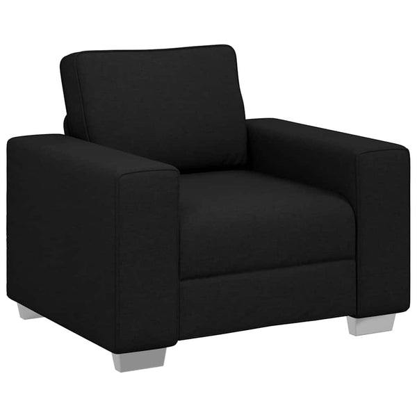 Sofá com almofada Preto 100 x 77 x 82 cm tecido
