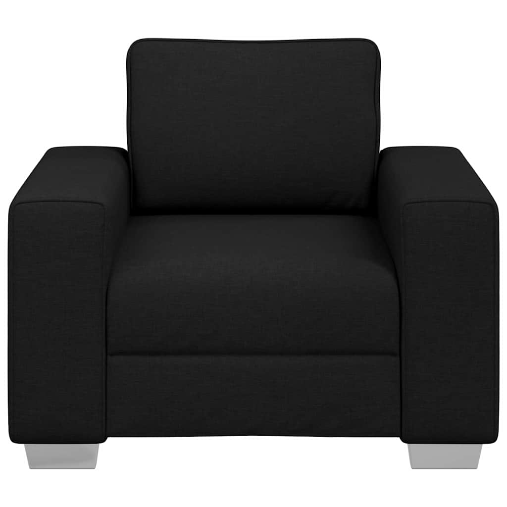 Sofá com almofada Preto 100 x 77 x 82 cm tecido