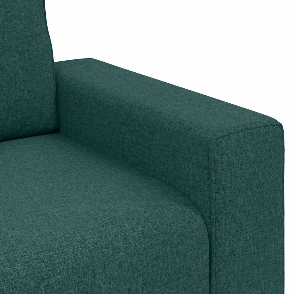Sofá com almofada Verde-escuro 100 x 77 x 82 cm tecido