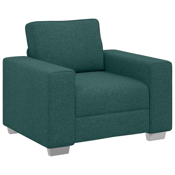 Sofá com almofada Verde-escuro 100 x 77 x 82 cm tecido