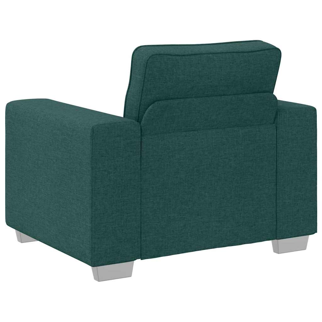 Sofá com almofada Verde-escuro 100 x 77 x 82 cm tecido