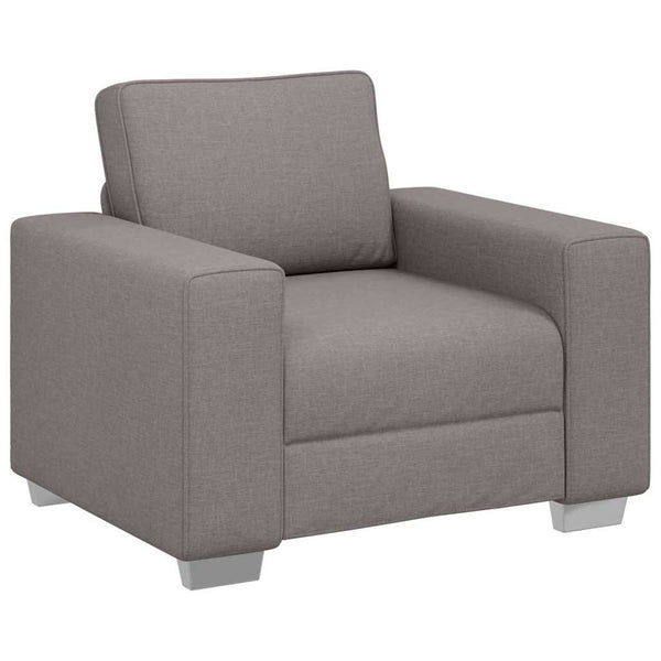 Sofá com almofada Cinzento-acastanhado 100 x 77 x 82 cm tecido