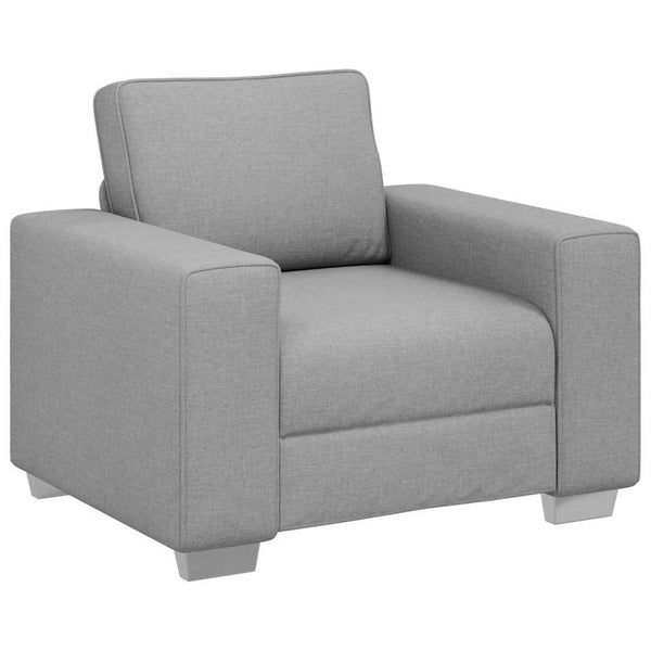 Sofá com almofada Cinza Nuvem 100 x 77 x 82 cm tecido