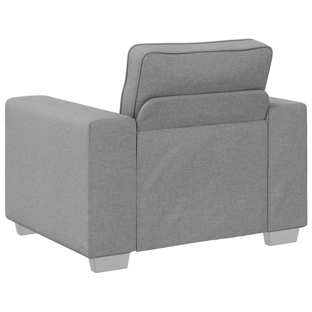 Sofá com almofada Cinza Nuvem 100 x 77 x 82 cm tecido