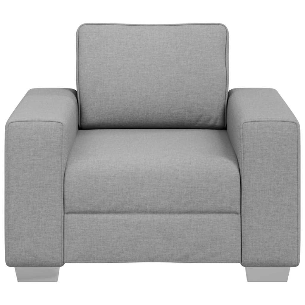 Sofá com almofada Cinza Nuvem 100 x 77 x 82 cm tecido