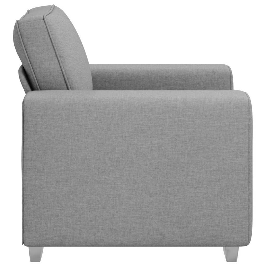 Sofá com almofada Cinza Nuvem 100 x 77 x 82 cm tecido
