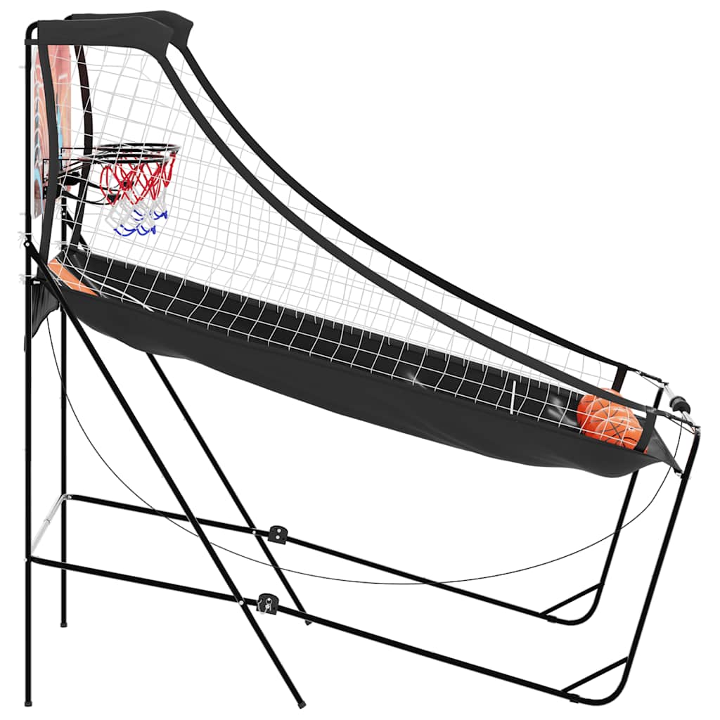 Máquina de fliperama de basquetebol c/ 4 bolas para 2 jogadores