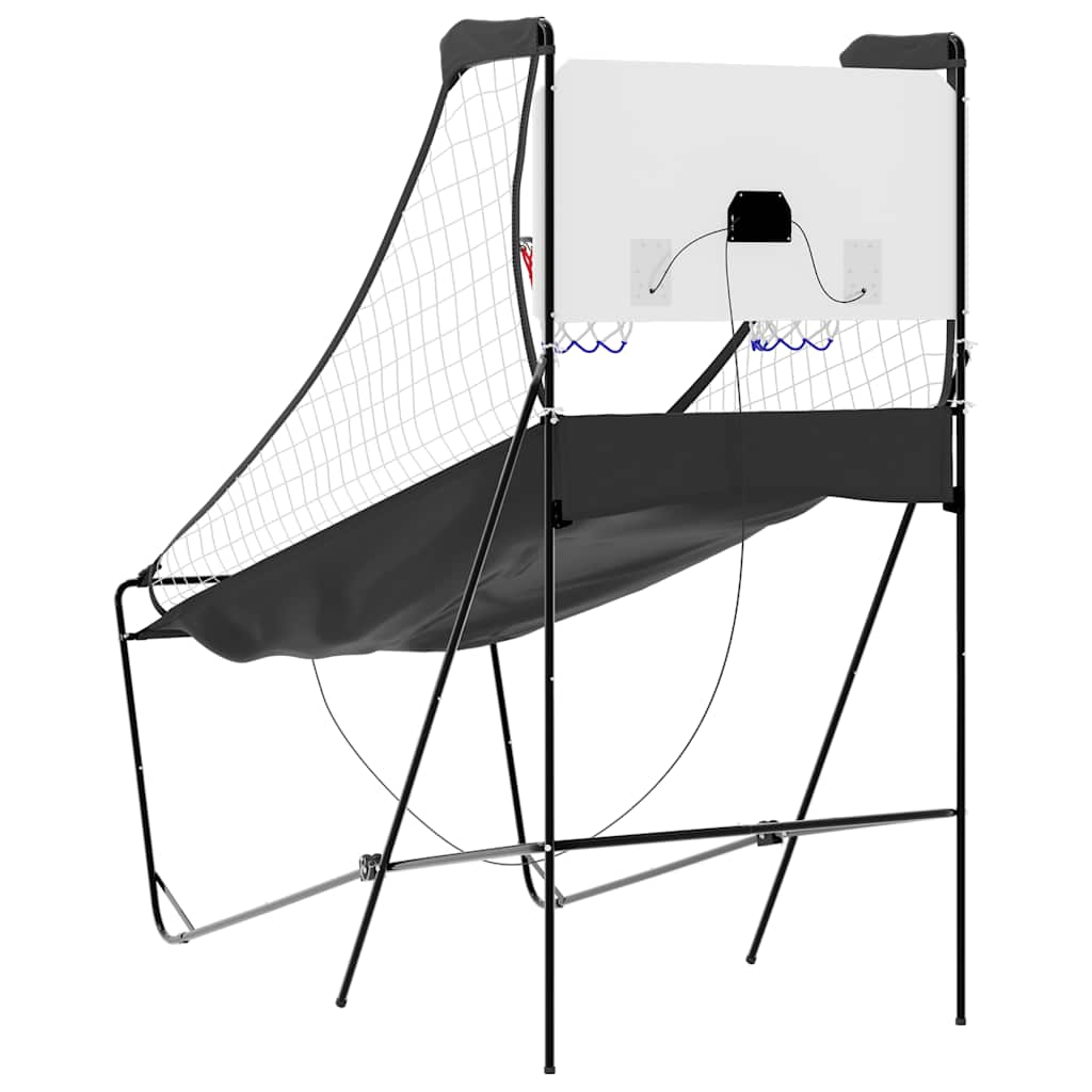 Máquina de fliperama de basquetebol c/ 4 bolas para 2 jogadores