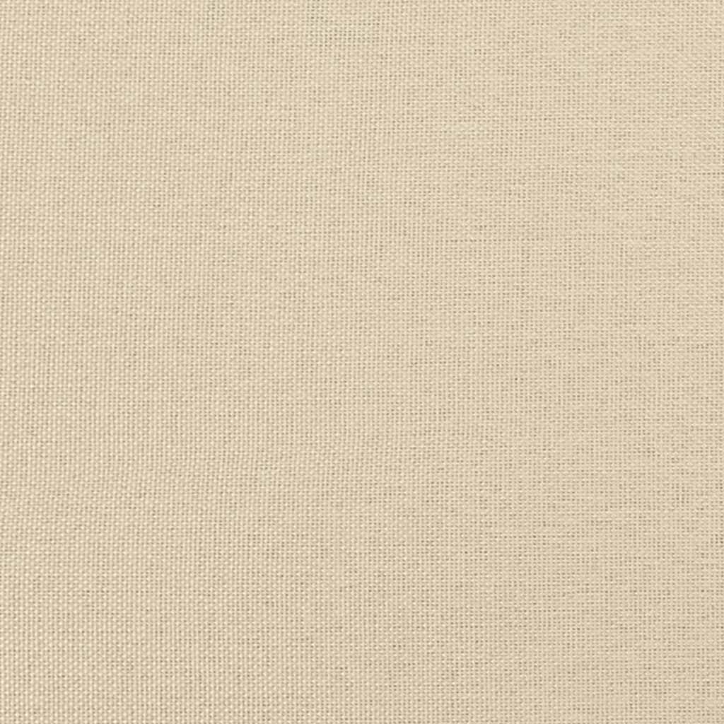 Sofá 2 lugares com Chaise em L 125 cm tecido creme