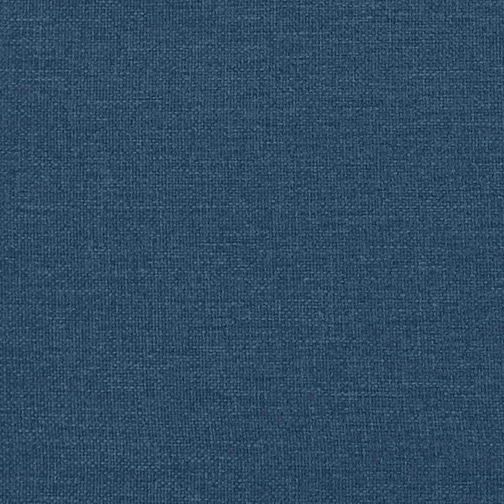 Sofá 2 lugares com Chaise em L 125 cm tecido azul