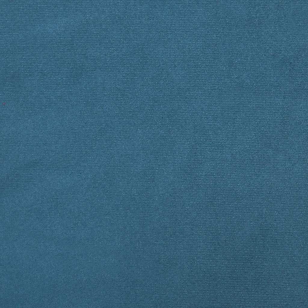 Sofá 2 lugares com Chaise em L 125 cm veludo azul