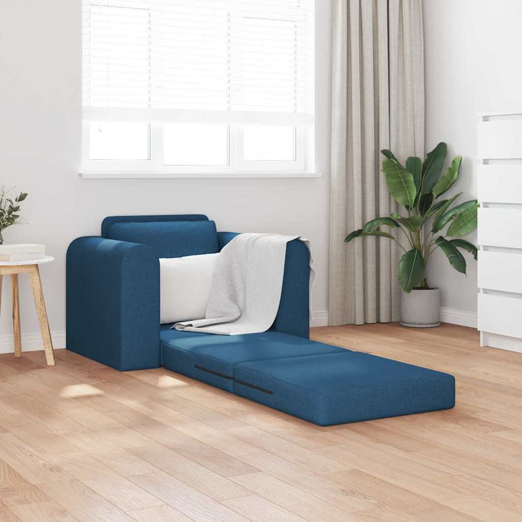 Sofá-Cama Azul 98 x 71 x 83 cm tecido