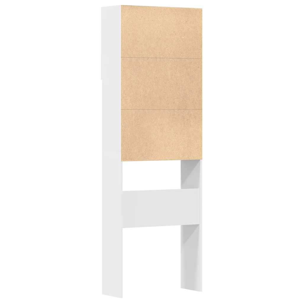 Armário sanita/máquina de lavar derivados madeira branco