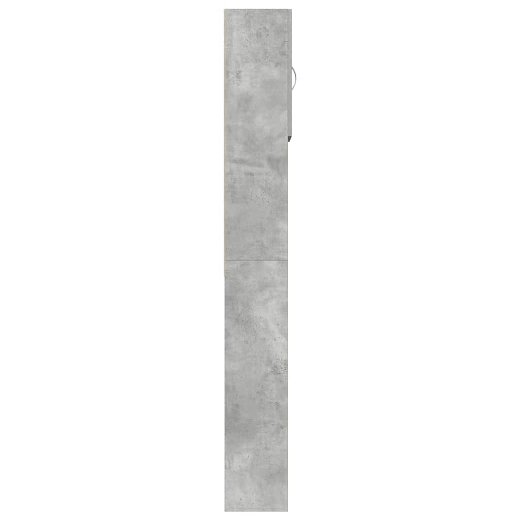 Armário sanita/máquina de lavar derivados madeira concreto cinza