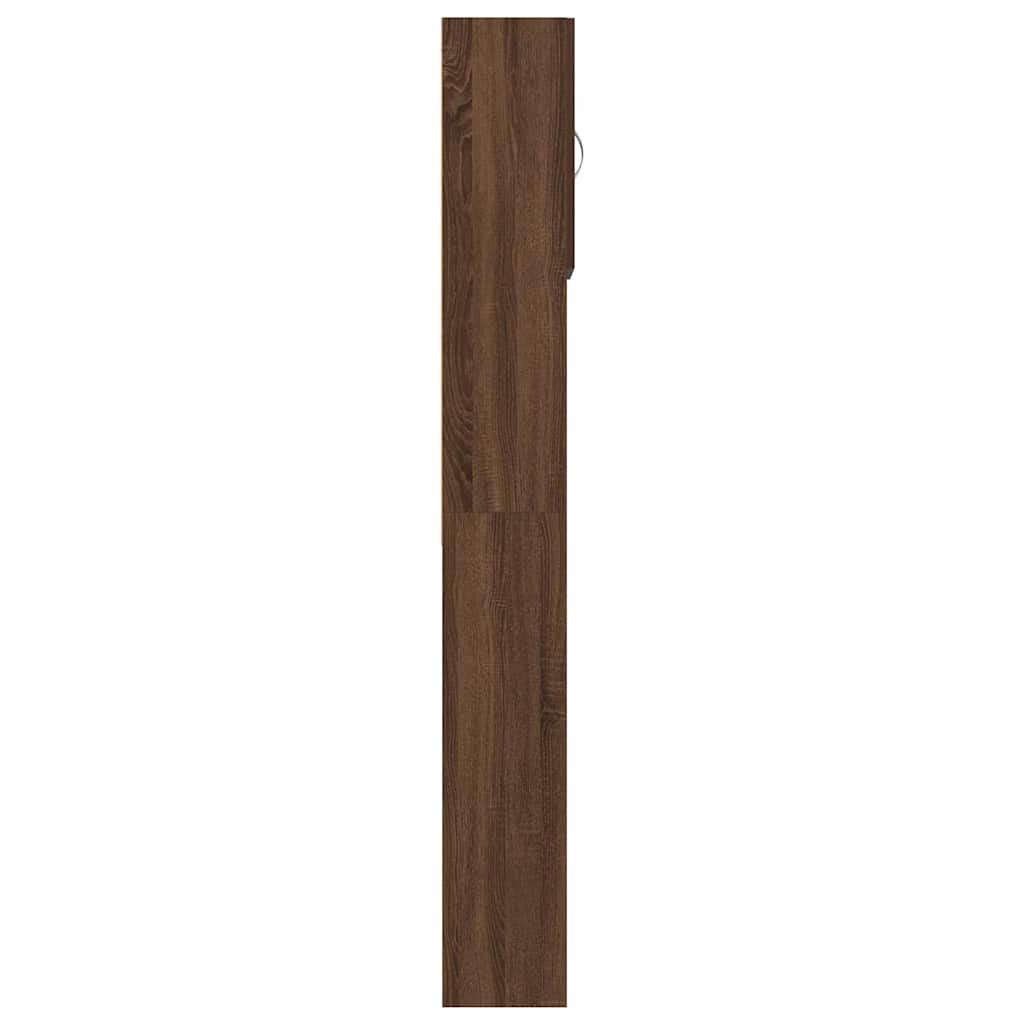 Armário sanita/máquina de lavar derivados madeira carvalho castanho