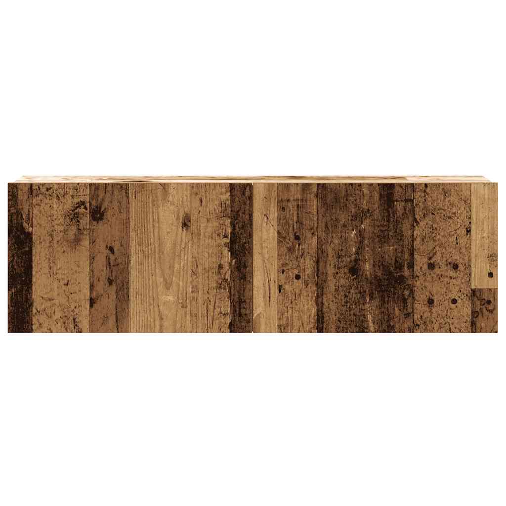 Móveis de parede para TV 3 peças madeira velha 100x30x30 cm