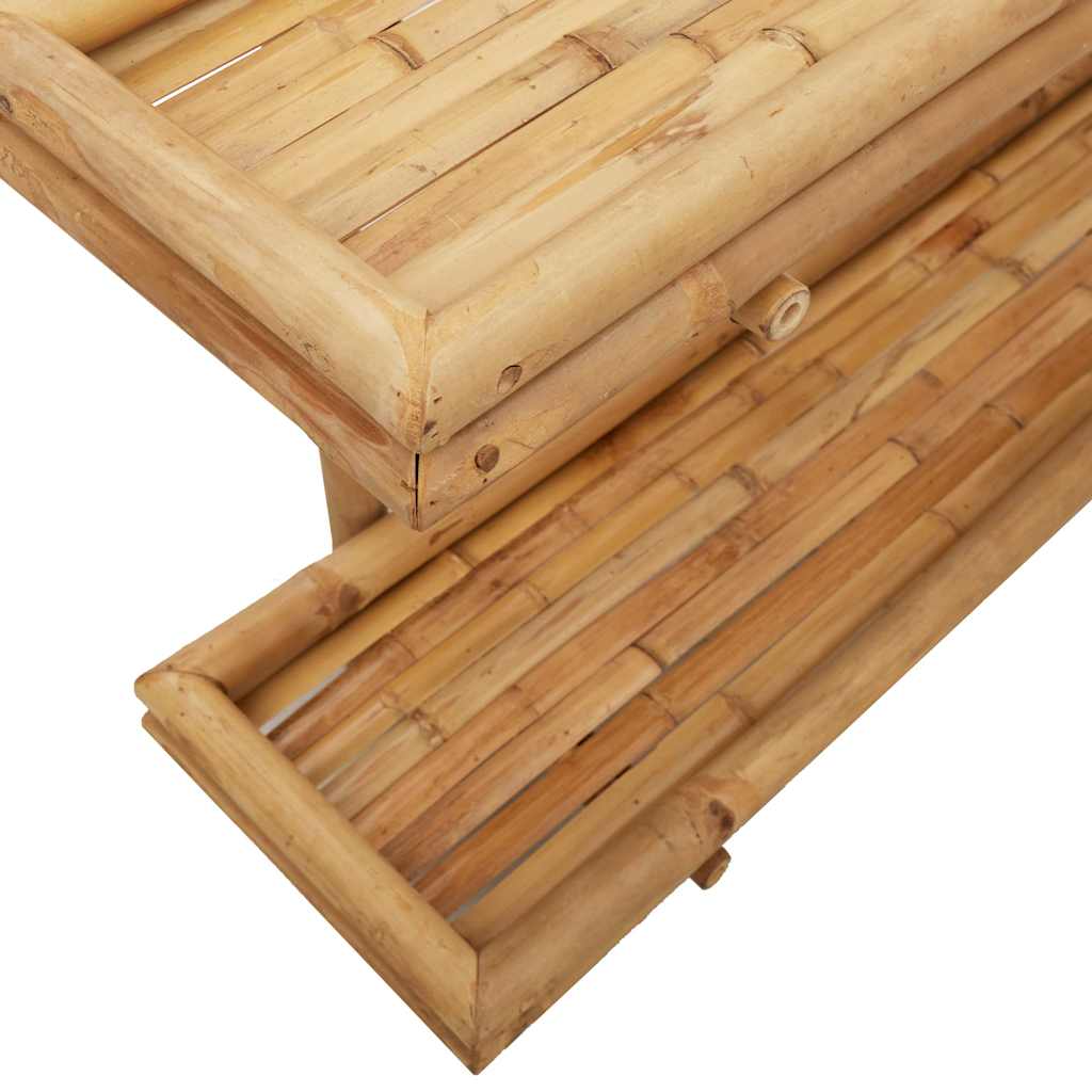 Prateleira de Parede Castanho 75 x 26 x 60 cm Bambu