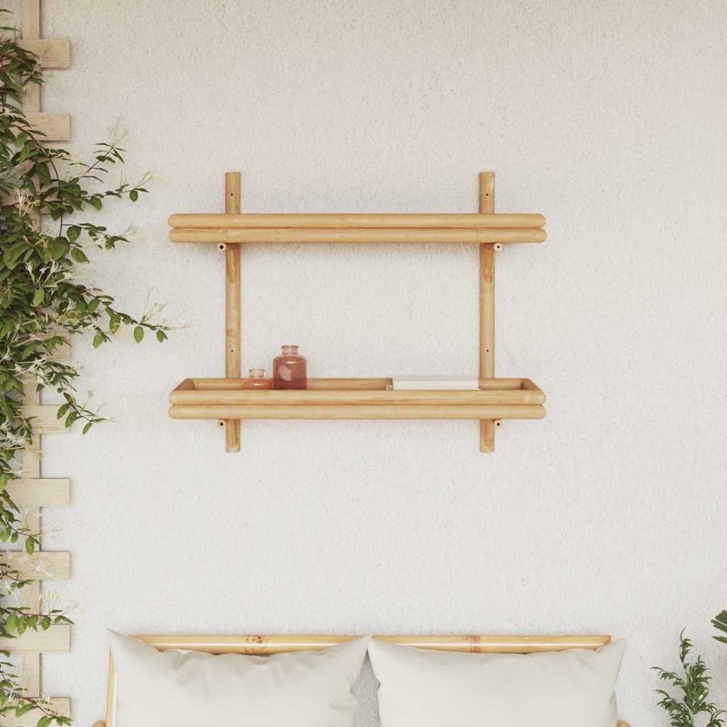 Prateleira de Parede Castanho 75 x 26 x 60 cm Bambu