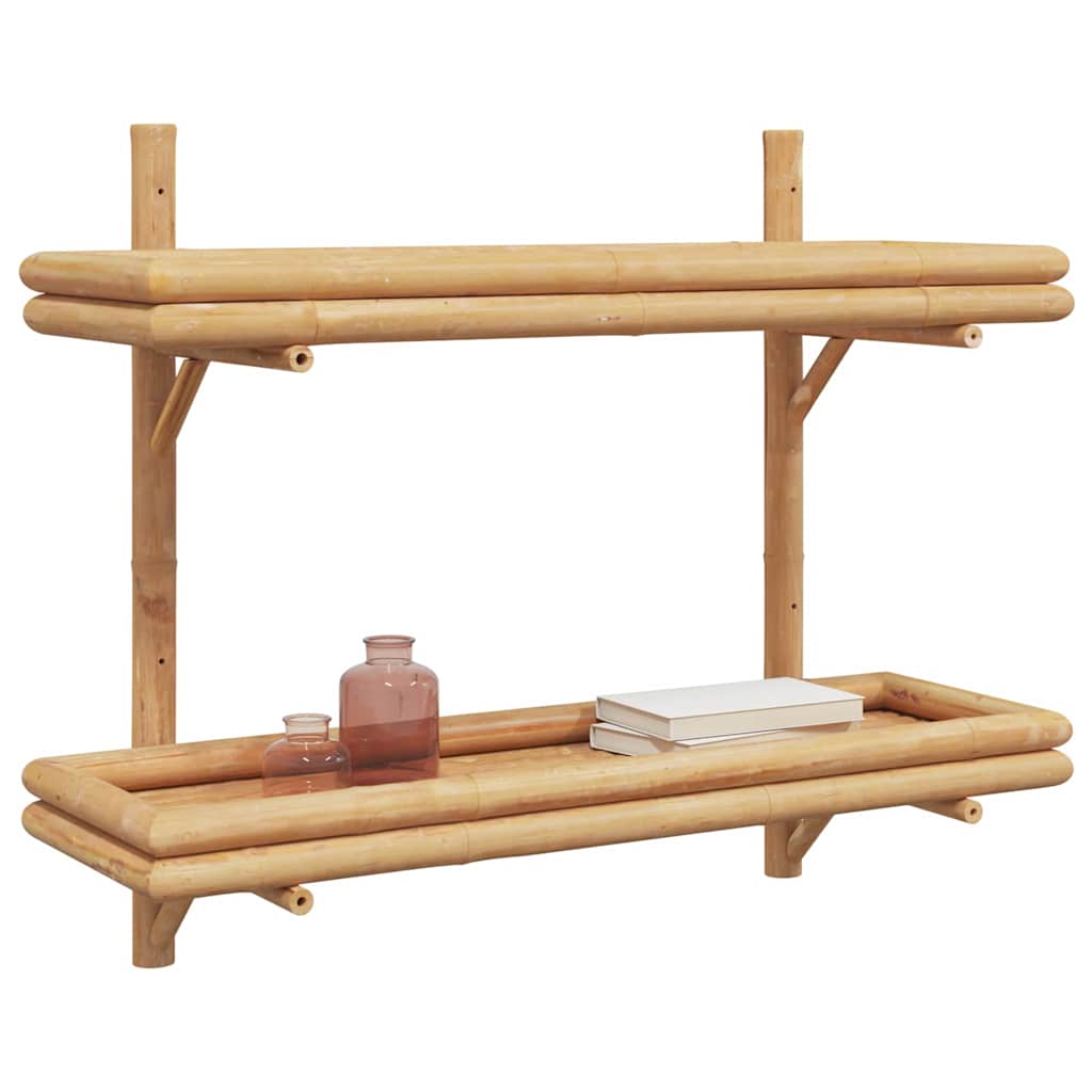 Prateleira de Parede Castanho 75 x 26 x 60 cm Bambu