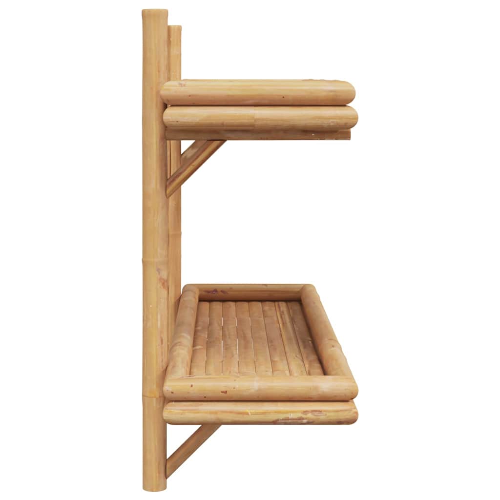 Prateleira de Parede Castanho 75 x 26 x 60 cm Bambu