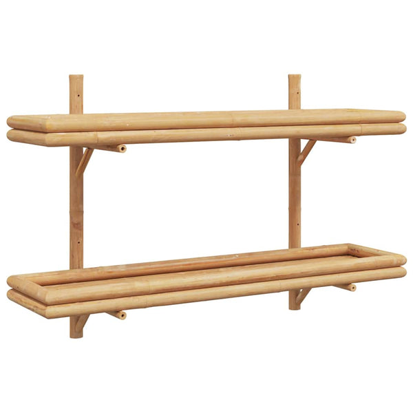 Prateleira de Parede Castanho 100 x 26 x 60 cm Bambu