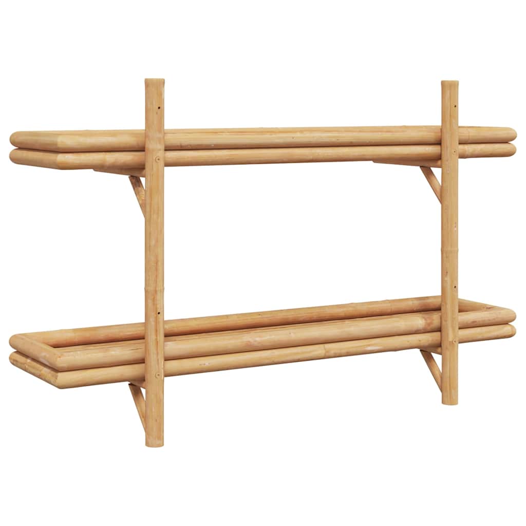 Prateleira de Parede Castanho 100 x 26 x 60 cm Bambu