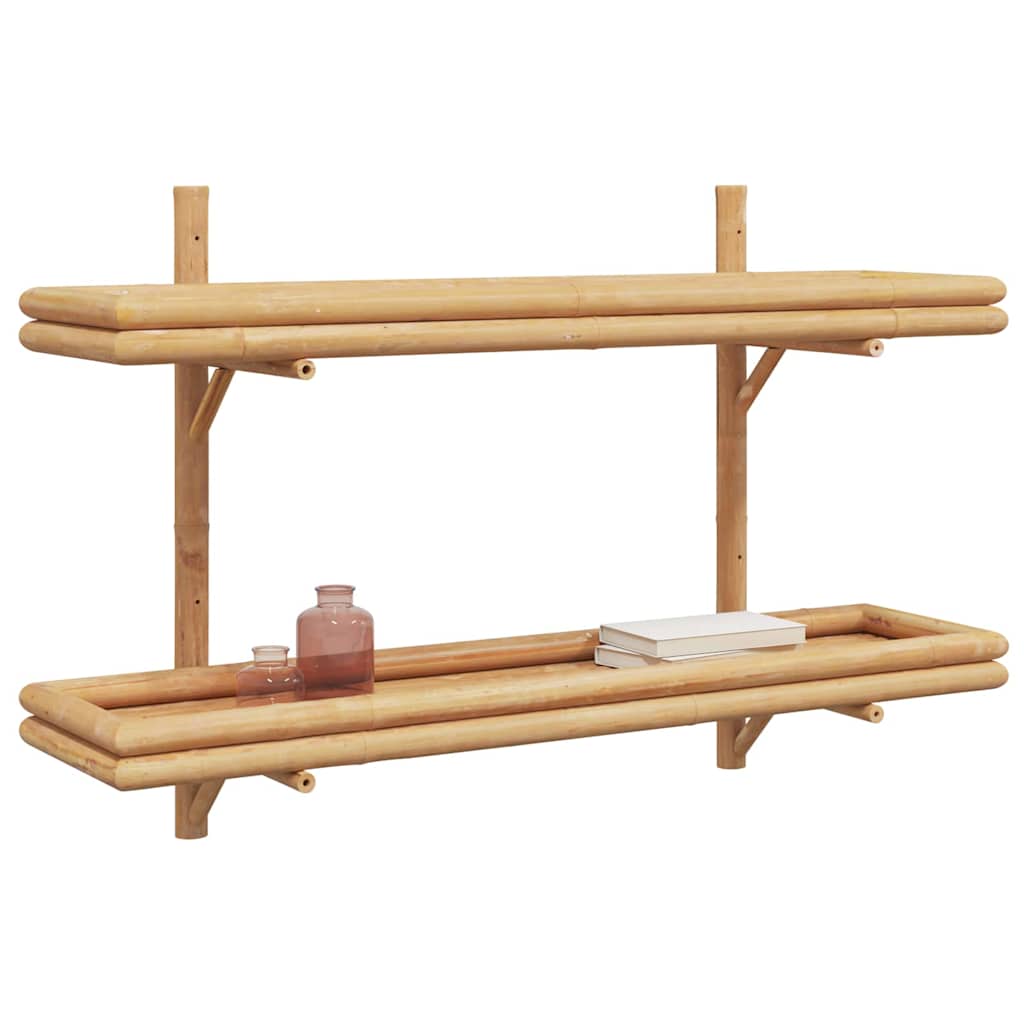 Prateleira de Parede Castanho 100 x 26 x 60 cm Bambu