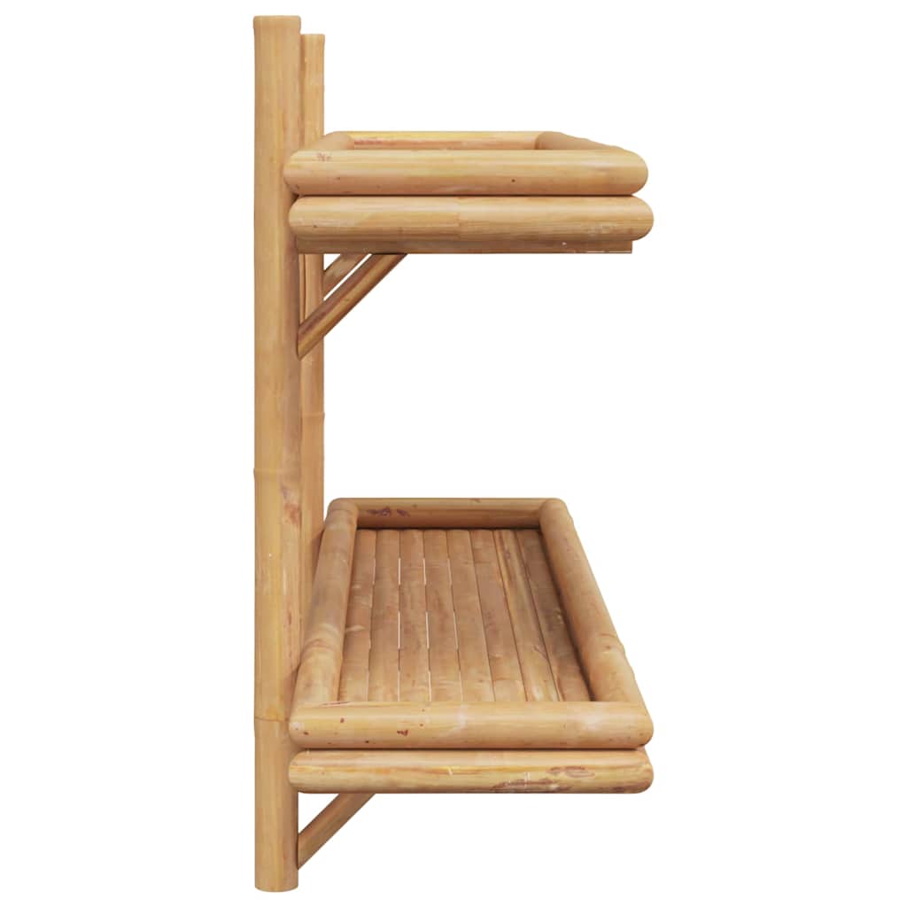 Prateleira de Parede Castanho 100 x 26 x 60 cm Bambu