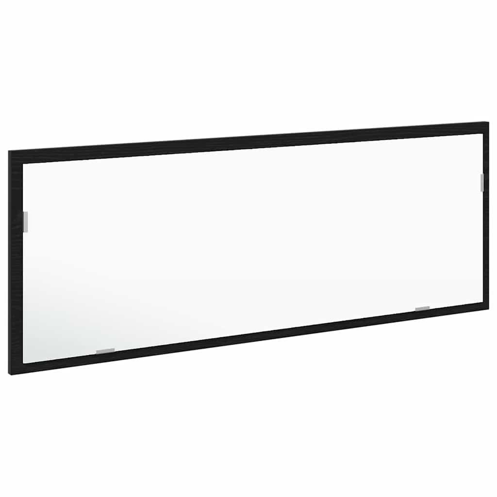 Espelho de banheiro LED Carvalho preto 100 x 8.5 x 37 cm