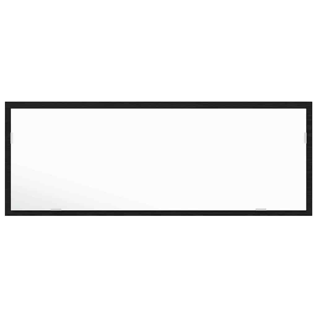 Espelho de banheiro LED Carvalho preto 100 x 8.5 x 37 cm