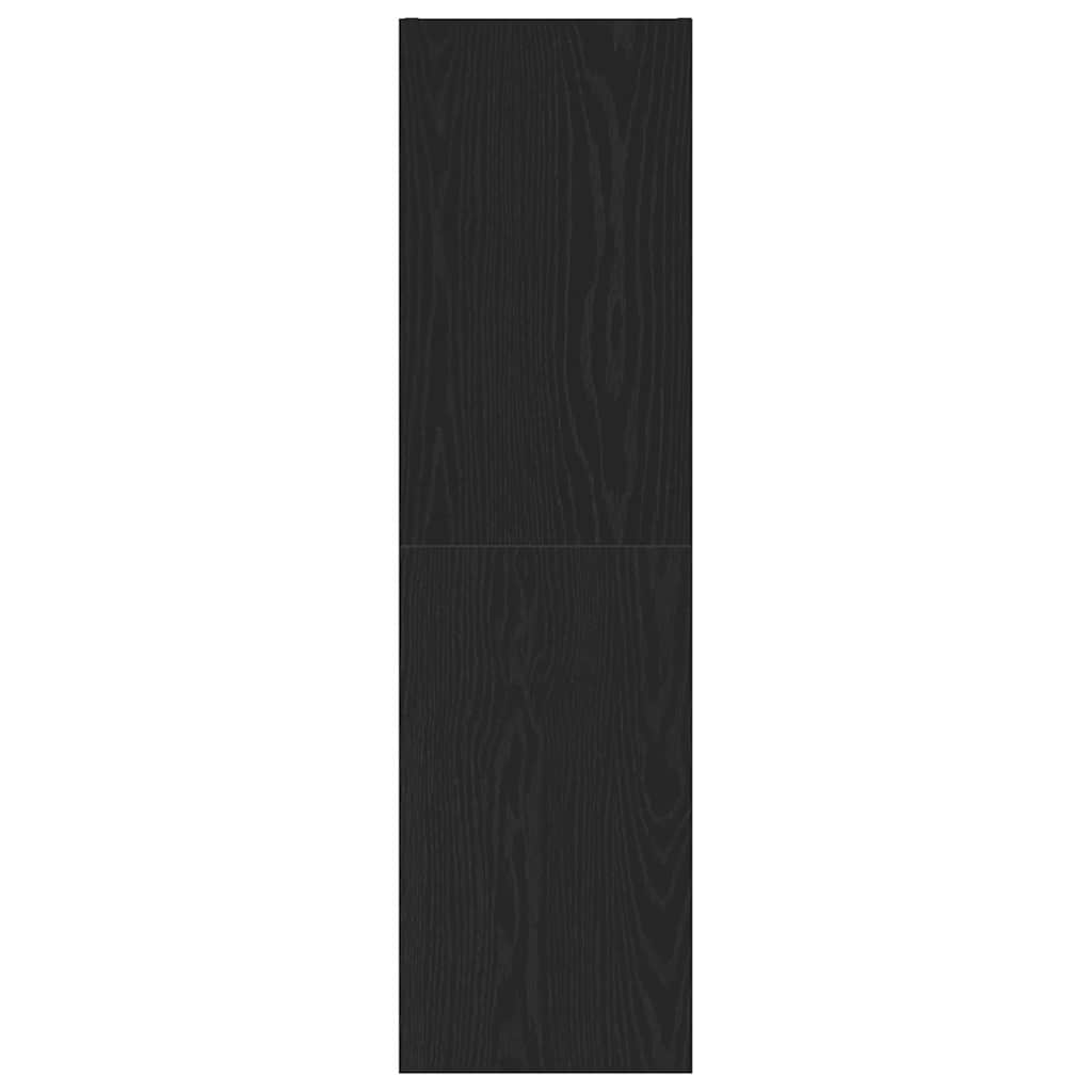 Armário para TV de Parede Carvalho preto 30.5 x 30 x 110 cm