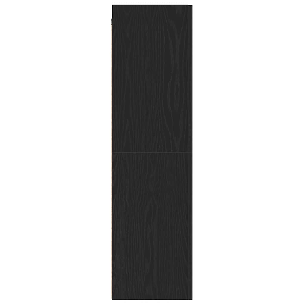 Armário para TV de Parede Carvalho preto 30.5 x 30 x 110 cm