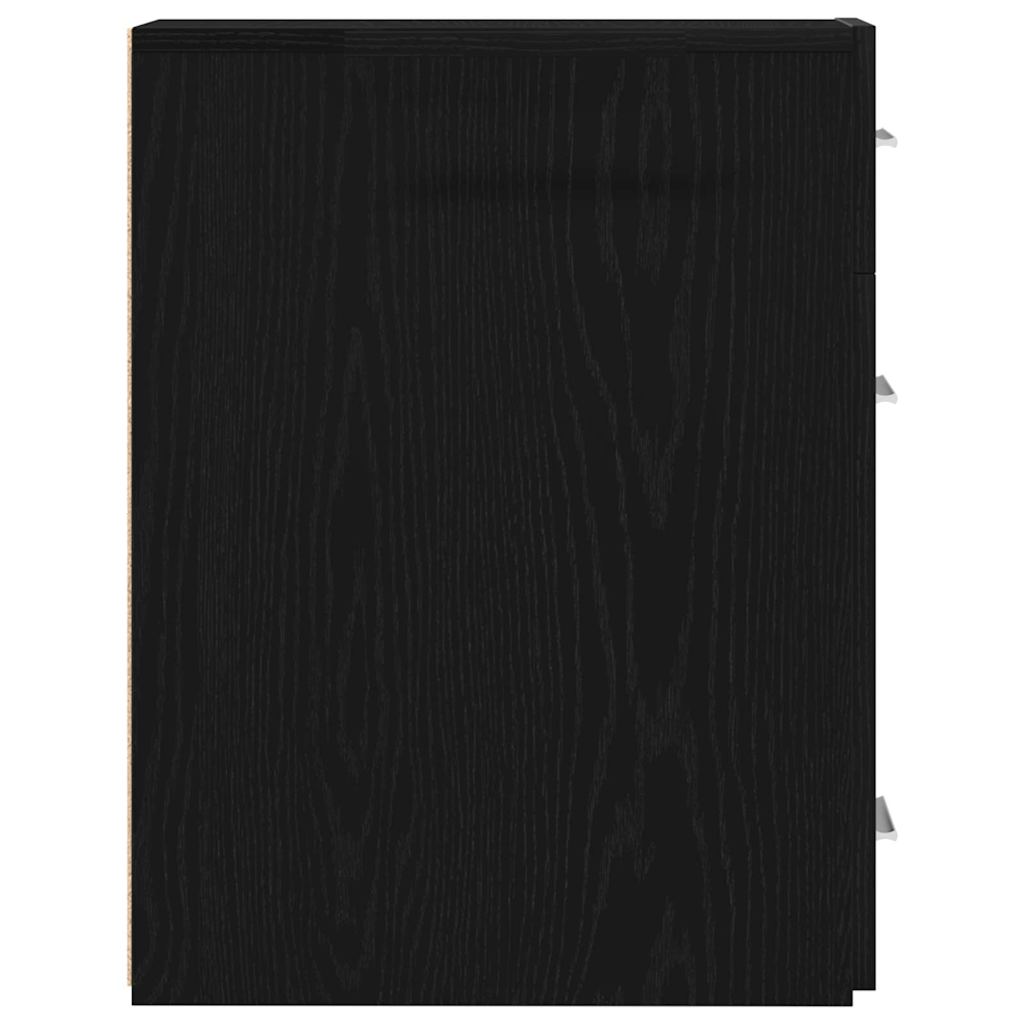 Armário de boticário Carvalho preto 20 x 45.5 x 60 cm