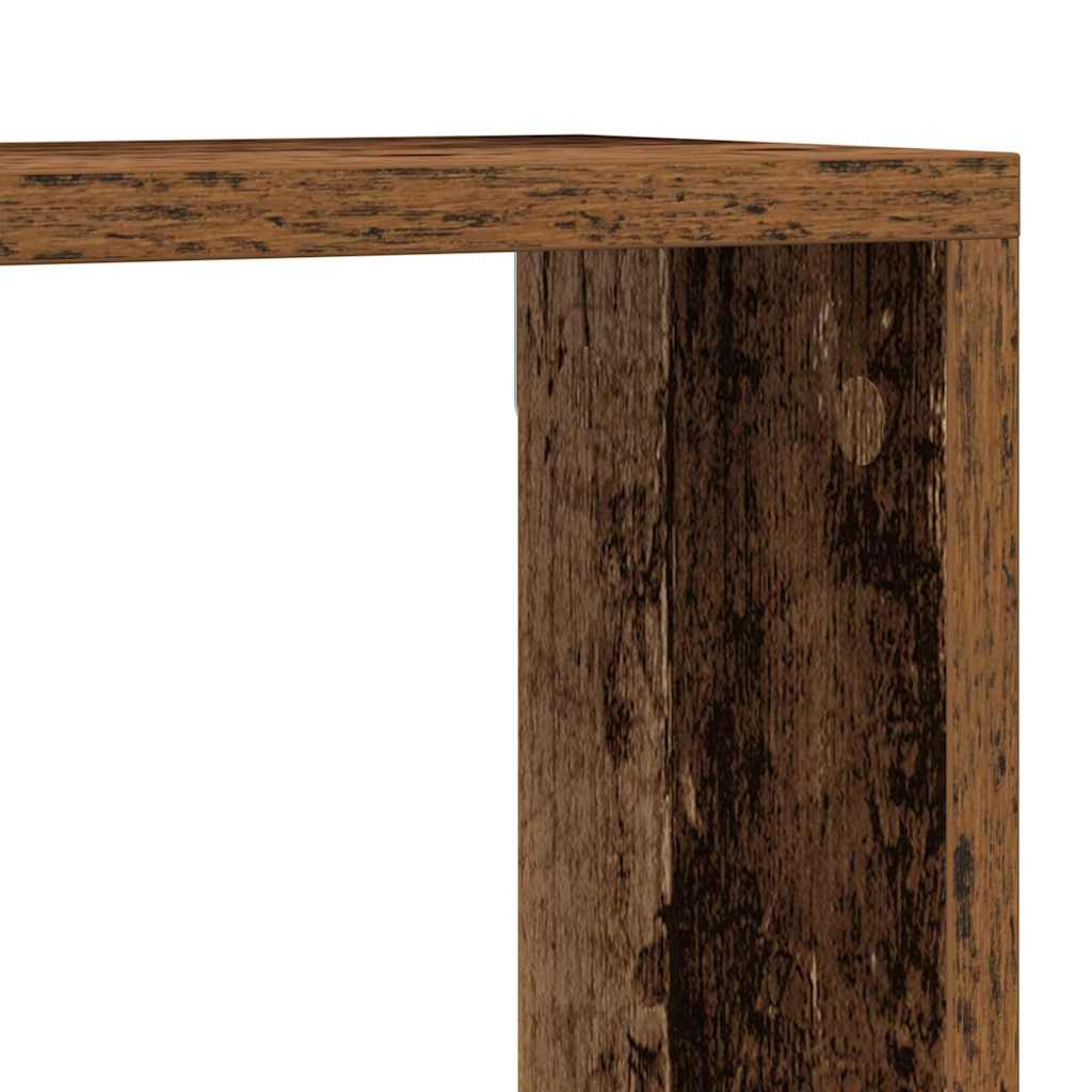 Prateleira de Parede 2 pcs Madeira Antiga 80 x 15 x 26 cm