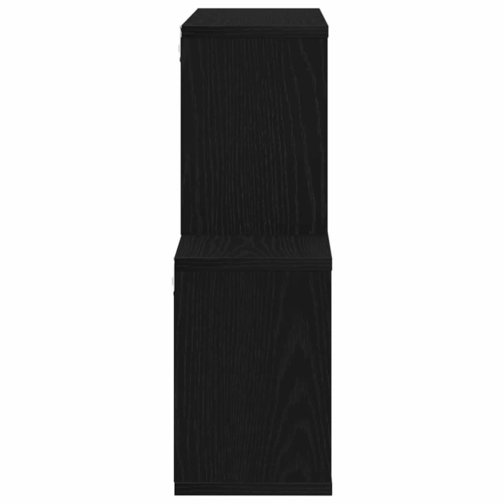 Prateleira de Parede Carvalho preto 76 x 15 x 53 cm