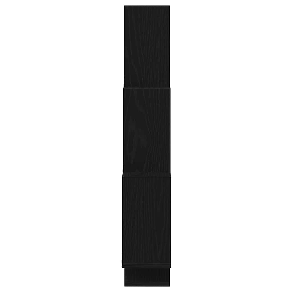 Prateleira de Parede Carvalho preto 78 x 15 x 92 cm