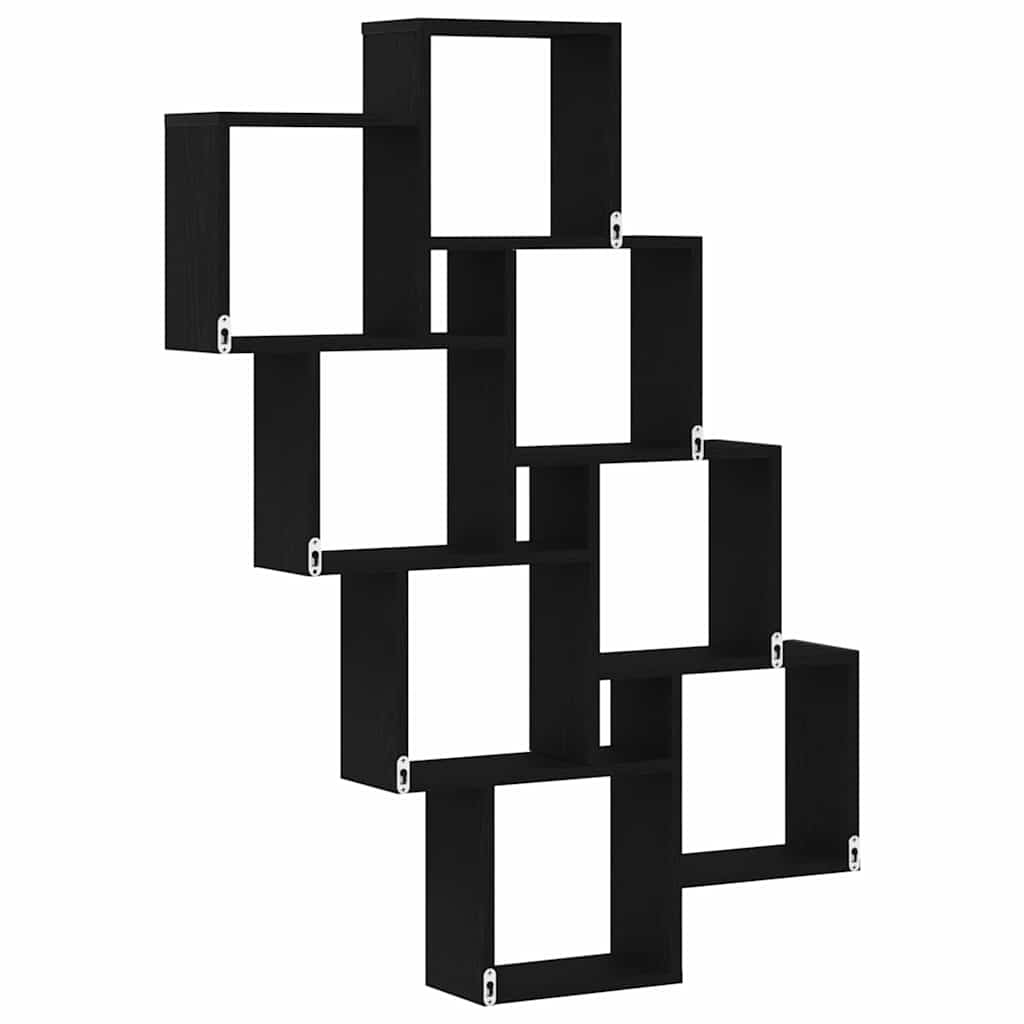 Prateleira de Parede Carvalho preto 90 x 15 x 119.5 cm