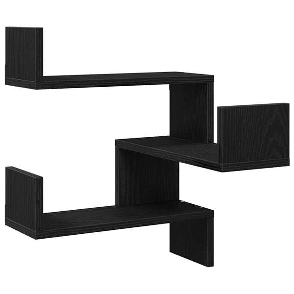 Estante de Canto de Parede Carvalho preto 40 x 40 x 49,5 cm