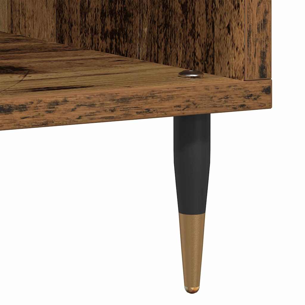 Armário para discos de vinil Madeira antiga 100 x 38 x 48 cm