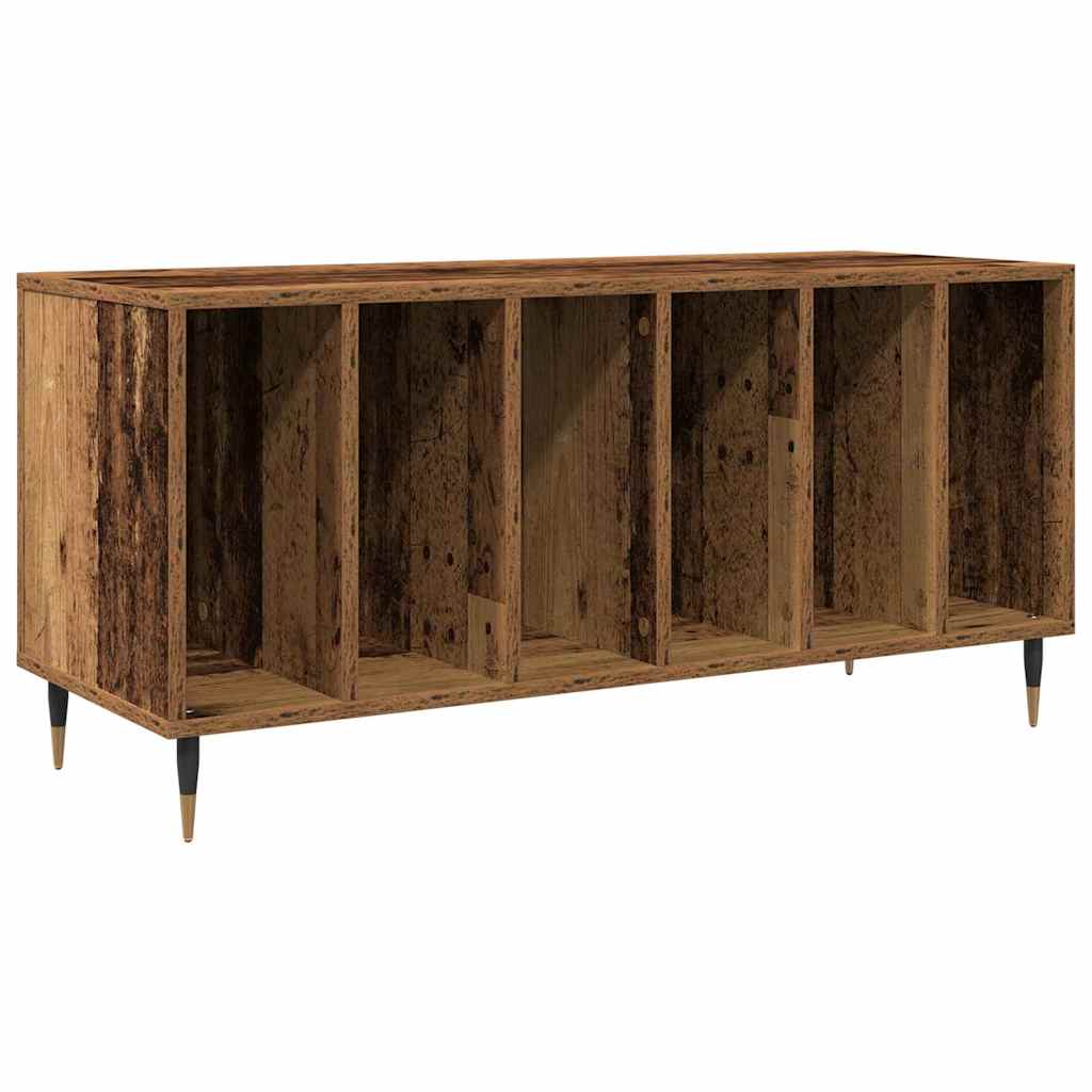 Armário para discos de vinil Madeira antiga 100 x 38 x 48 cm
