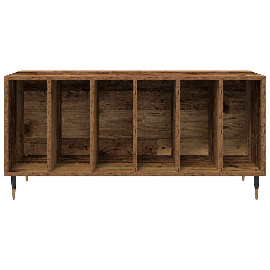 Armário para discos de vinil Madeira antiga 100 x 38 x 48 cm