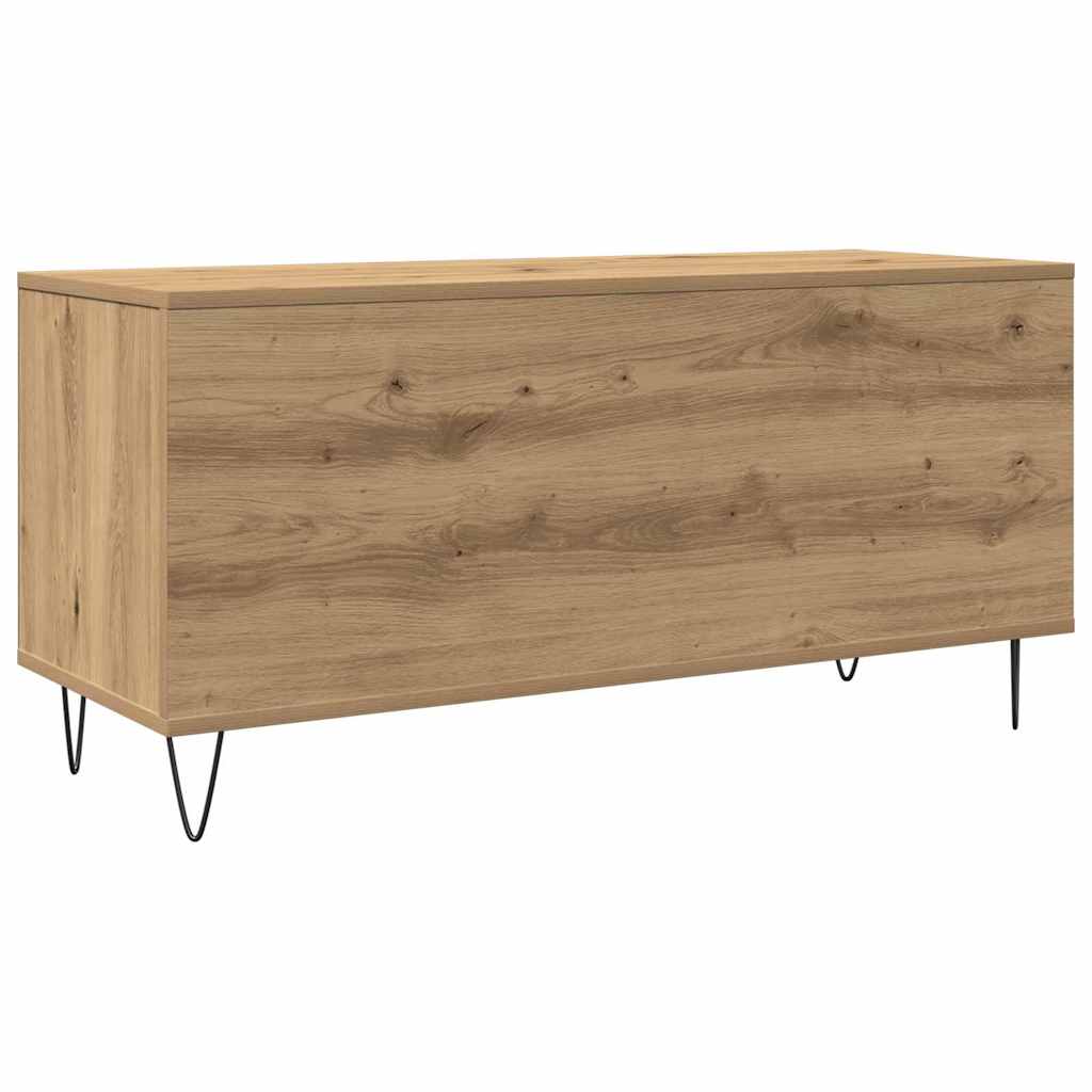 Armário para discos de vinil Madeira antiga 100 x 38 x 48 cm