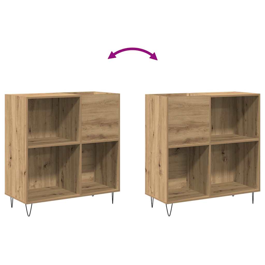 Armário para discos de vinil Madeira antiga 85 x 38 x 89 cm