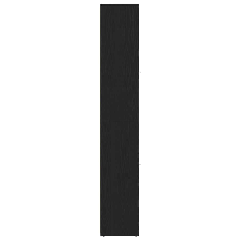 Armário de Casa de Banho 30x30x183,5 cm derivados madeira carvalho preto