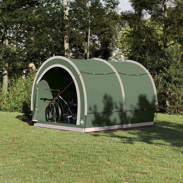 Tenda para arrumação de bicicletas Verde 256 x 222 x 182 cm