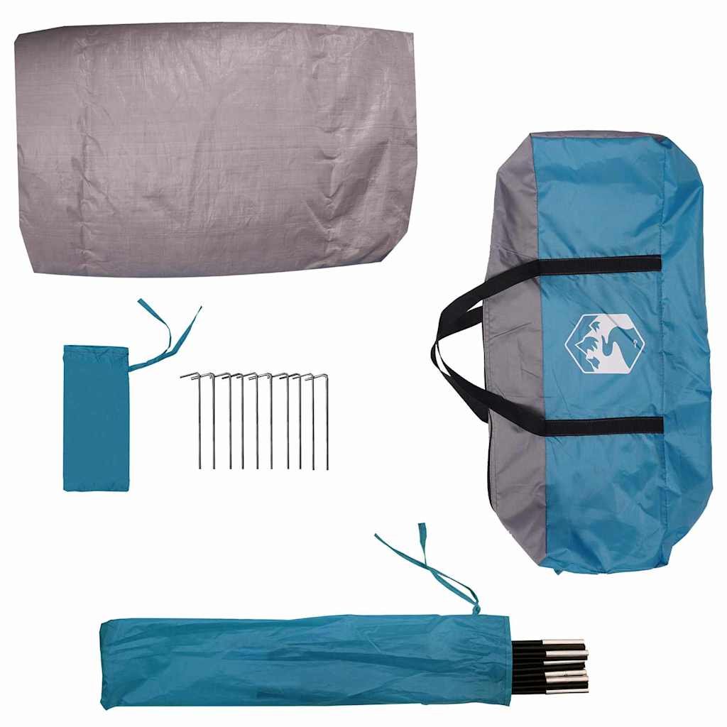 Tenda para arrumação de bicicletas Azul 256 x 222 x 182 cm